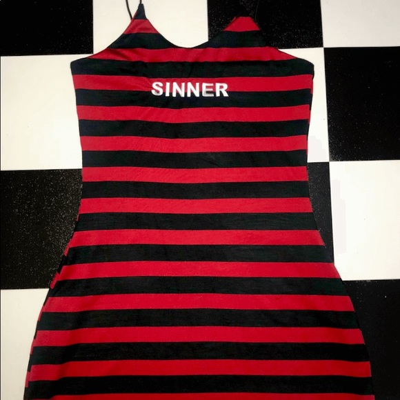 Omighty Sinner Skinny Striped Dress - Picture 4 of 6